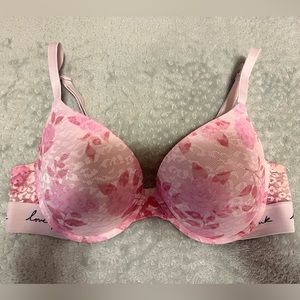 Victoria’s Secret PINK Lace Floral Push-Up Bra
